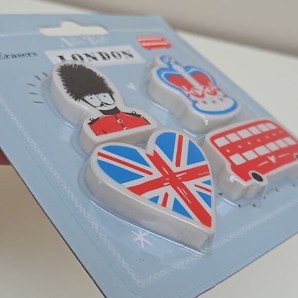 Alice Tait London UK Themed Erasers | Set of 4 - Picture 2 of 8